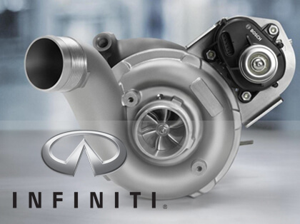Ремонт турбин на автомобилях Infiniti